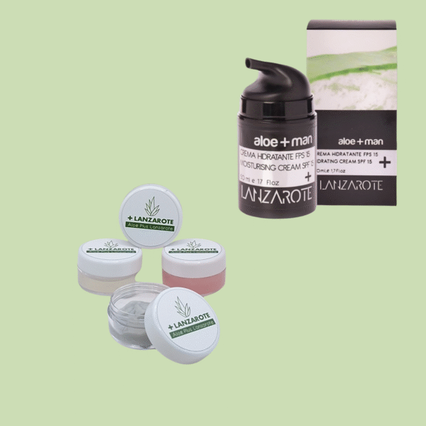 Aloe vera meeste niisutav näokreem (SPF15), TESTER 5g