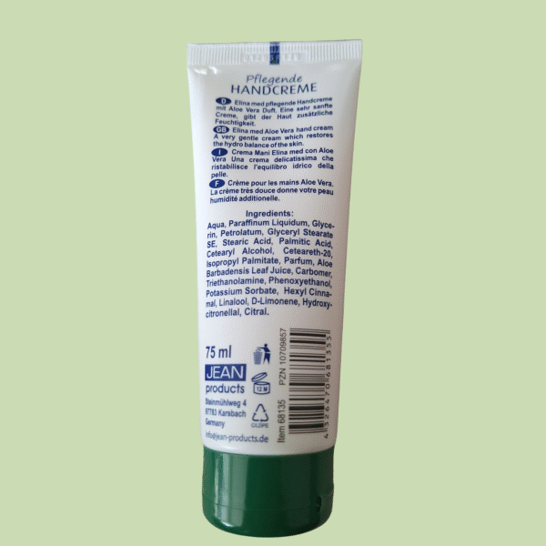 Elina Kätekreem Aloe Veraga 75ml - Image 2