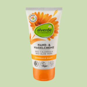 Alverde:   Käte- ja küüntekreem orgaanilise aloe vera, sheavõi ja saialille ekstraktiga 75ml